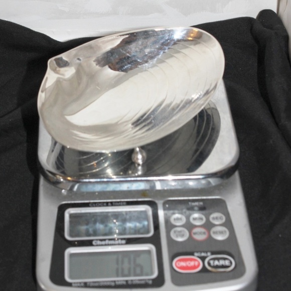 Vintage Sterling Silver Jewelry Trinket Dish Bowl - Picture 8 of 12